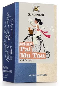Bio čaj Noblesní Pai Mu Tan porcovaný 18g Sonnentor